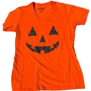 Joes USA Jack O Lantern Orange Tee Size XS